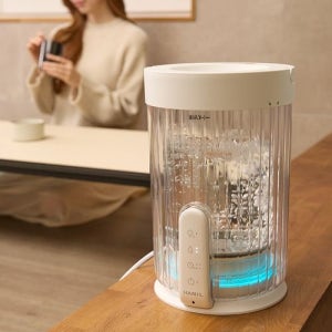 [온누리상품 상생페이백] 한일전기 한일 가열식가습기 대용량 아기 신생아가습기 유리 물멍 HGSP-V30