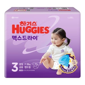 하기스 2024 하기스 맥스드라이 밴드(중형) (72개)