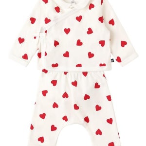 쁘띠바또 코튼 가디건 바디수트 팬츠 (KIDS 상품) B0061872614