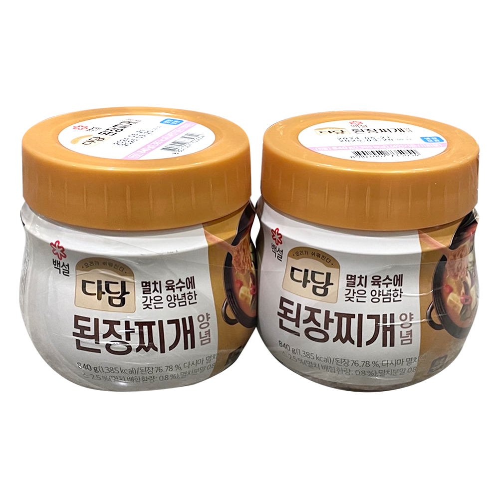 다담 된장찌개 양념 성분 분석