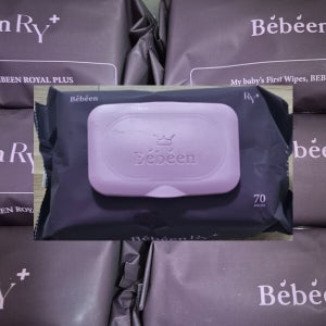 베베앙 77g 고평량 로얄 플러스 물티슈 70매 캡형 20팩