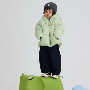 [므므브] [12/11일 순차출고] B 후드 구스 점퍼 I 라이트카키