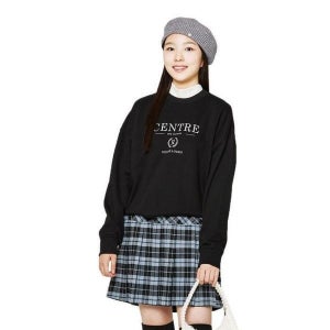 소이 [보리보리]소이 세이브존07 블랙 레터링 맨투맨 티셔츠 23W3459