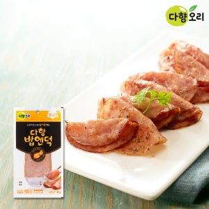 [다향오리] 밥엔덕 (85g x 6팩) 샌드위치 훈제오리 슬라이스 싸먹는 햄