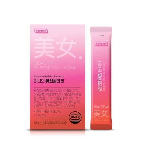 로지나 미녀의 뮤신 콜라겐 자몽맛 20g x 10포, 2개