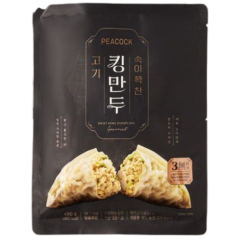 PEACOCK 속이 꽉 찬 고기 킹만두