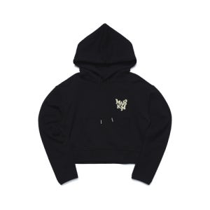 [마크엠] 여성 로고 크롭 후디 블랙 (MFIBH8656) MFIBH8656