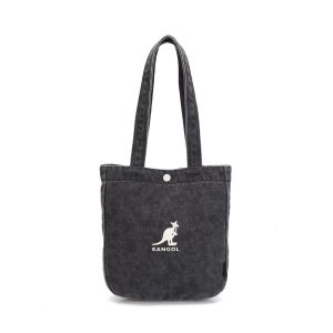 [롯데백화점] 캉골 워시드 제리 에코백 스몰 0059 데님블랙 KSEBEB00590 LE1220655067