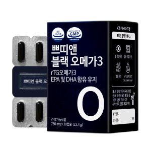 쁘띠앤 블랙 오메가3 780mg x 30캡슐, 5개