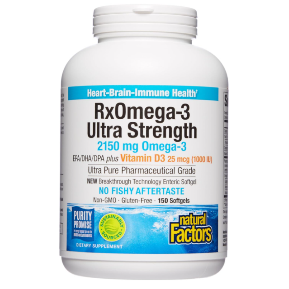 네추럴팩터스 <b>Rx 오메가</b>3 울트라 스트렝스 150정, 1개