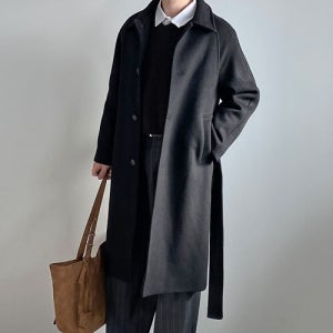 언더70 울블렌드 로브 코트,키작은남자 코트,키작남,코디,겨울,숏코트,쇼핑몰,브랜드