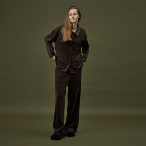 [아템포] [리오더] VELOUR PAJAMA SET_double brown (women)