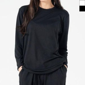 [하프클럽] ONM GPA BM790 여자피치밀키긴팔베이직티숙 단체티 S 라운