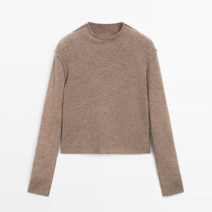 마시모두띠 울블렌드 하이넥 크롭 니트 스웨터 5614/593 WASHED_P0185614593WASHED