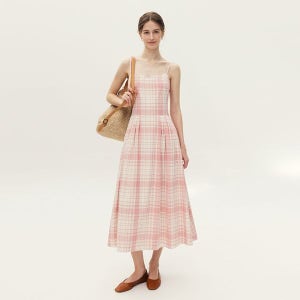 [앤유] 사계 캐미솔 원피스 (Blue check/Red check)_AU25MUOP08