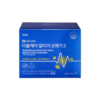 [이마트점포택배] <b>정관장</b> 알파프로젝트 더블케어 알티지 <b>오메가3</b>
