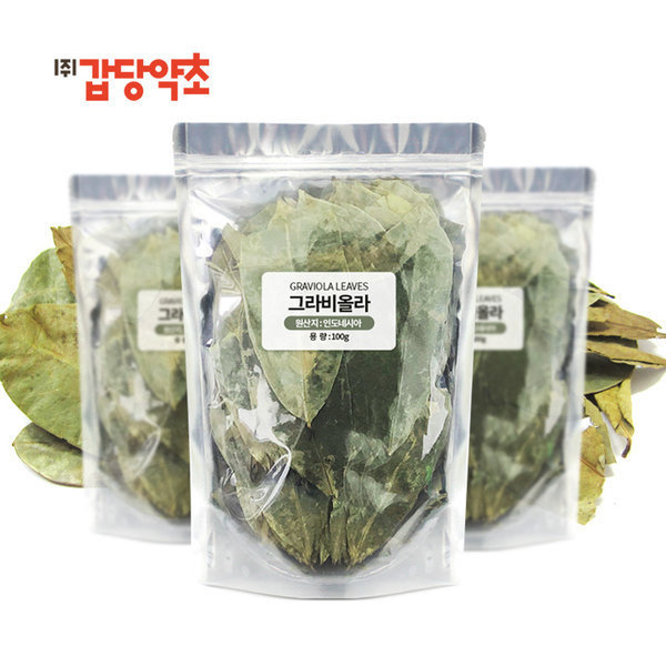 갑당 갑당약초 <b>그라비올라</b> 건잎 차 300g