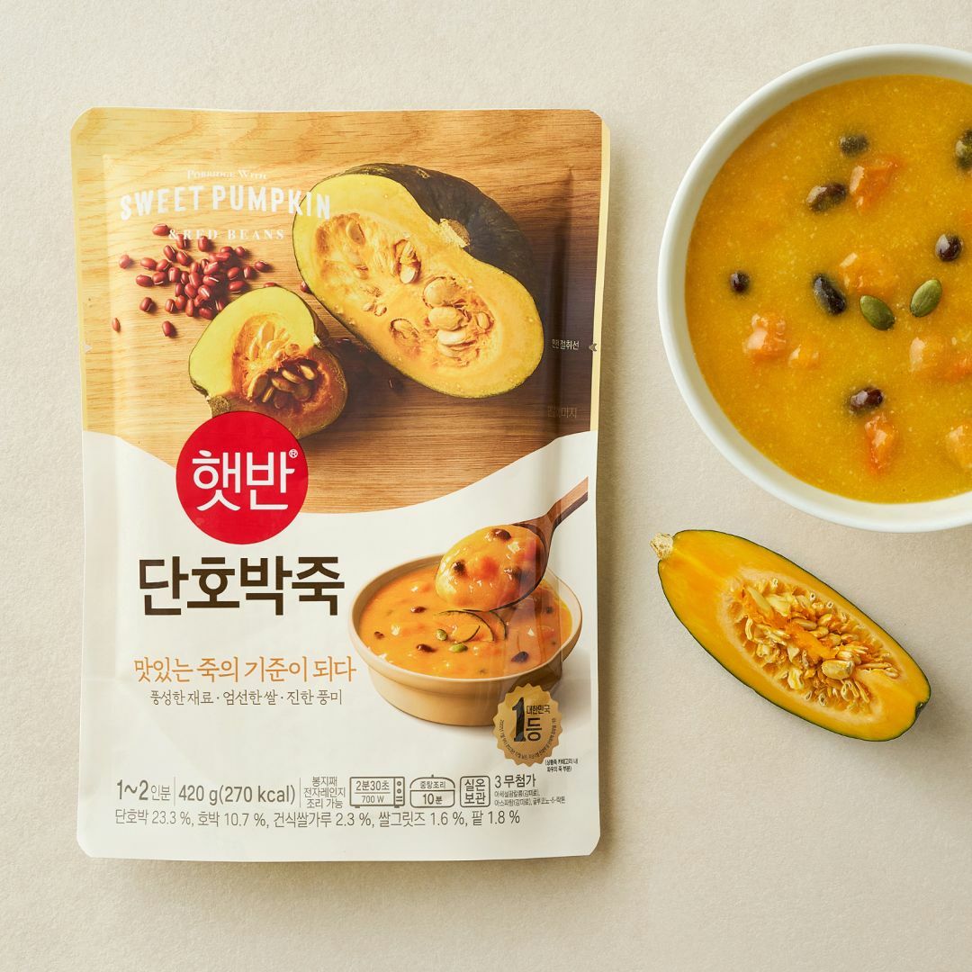 햇반 단호박죽