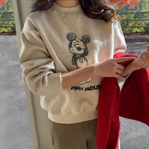 미키 드로윙 양기모 맨투맨