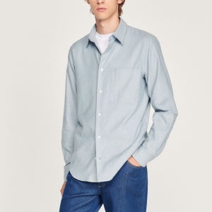 [산드로 옴므] 플란넬 클래식 셔츠 SH22A3MRHBE31 SH22A3MRHBE