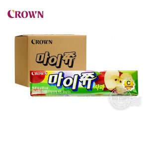 크라운 마이쮸 사과맛 카라멜 젤리 44g 120개입 한박스