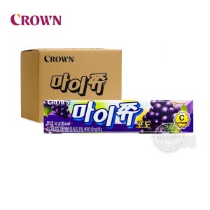 크라운 마이쮸 포도 카라멜 젤리 44g 120개입 한박스