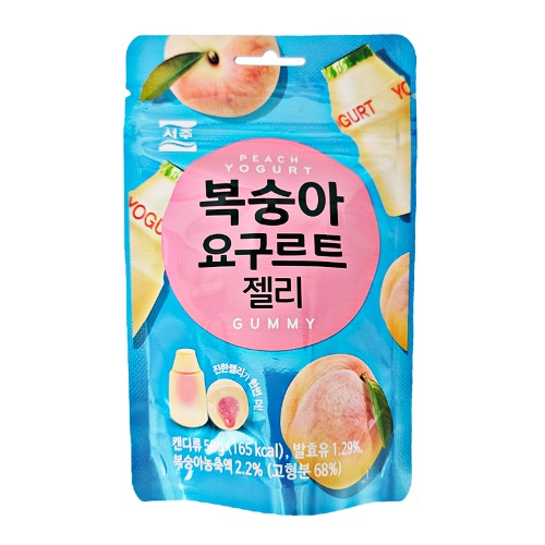 서주제과 서주 복숭아 요구르트 젤리