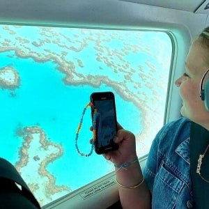 1시간 관광 비행 하트 리프, 화이트헤븐 비치, 힐 인렛, 브리즈번, 호주