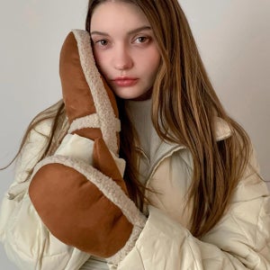 [바스카라] Suede Mittens