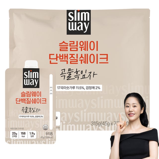 스포츠바이오텍 두드림 슬림웨이 단백질쉐이크 45g x 7포, 7포, 3개
