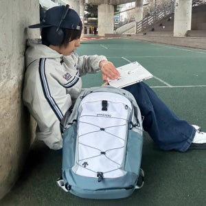 [데상트공식] 플로우 백팩 (26+5L, 슈즈백 구성) SR123UBP14