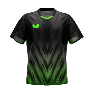 버터플라이 프레이저 탁구 유니폼 상의 블랙