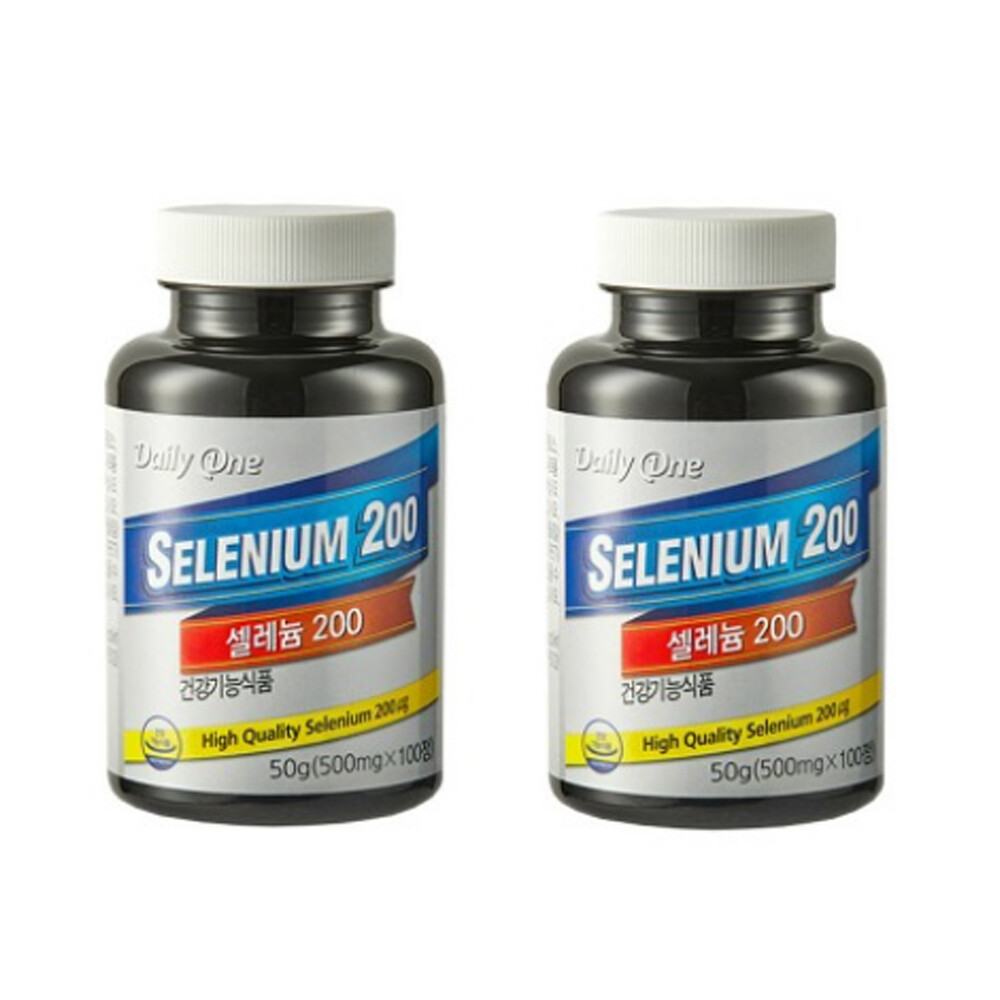 데일리원 데일리원 <b>셀레늄</b> 200 (500mg x 100정 x 2개)