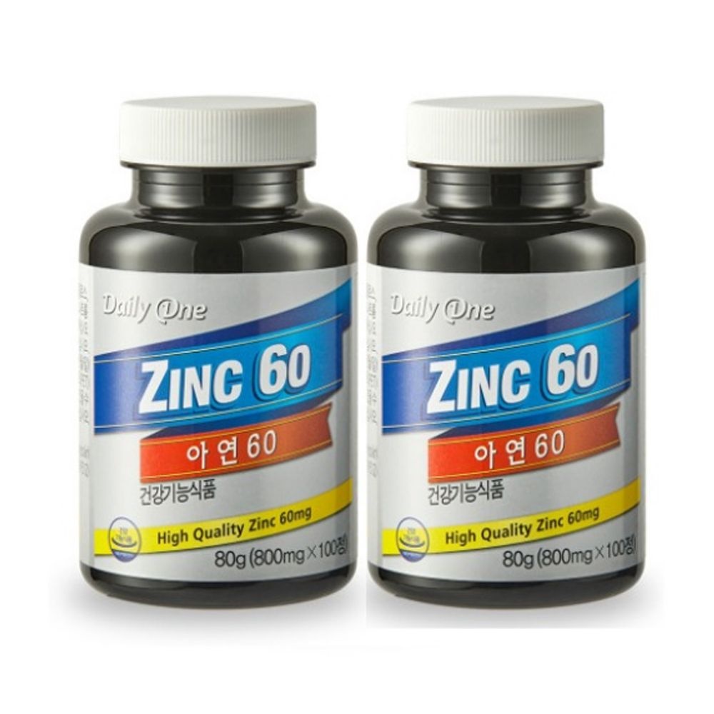 데일리원 아연 60 (100정 x 2개)