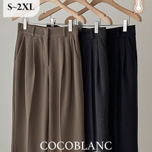 슬랙스 [🔥기모/3기장/~2XL][🎖️1천장] 게츠 투핀턱 스판 기모 슬랙스(숏,미들,롱)/겨울슬랙스/기모핀턱슬랙스/기모와이드슬랙스/겨울와이드팬츠/겨울기모바지/기모팬츠/기모슬랙