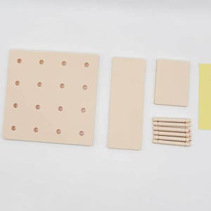 타공판보드 살색 타공판보드 다용도후크 선반 타공판 어후크 다용도후크 타공판보드