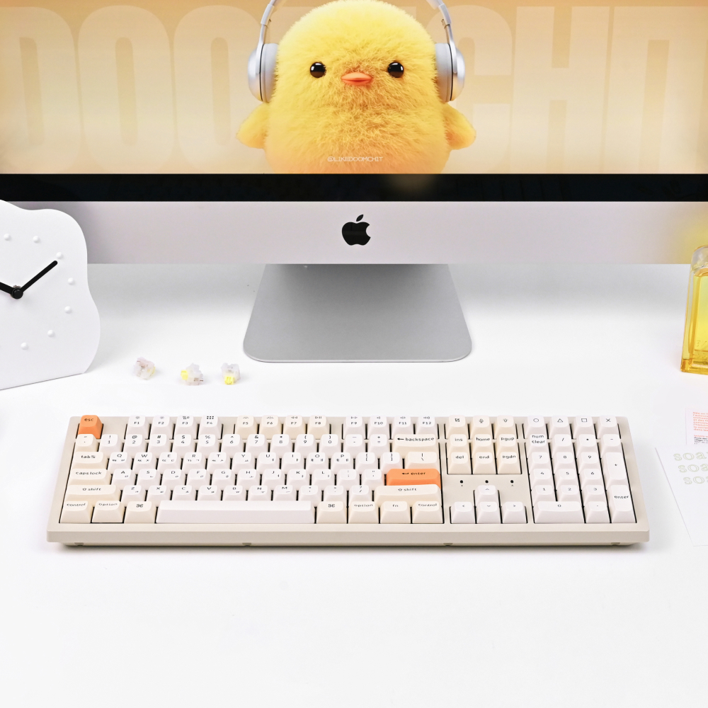 키크론 K10 PRO MAX 레트로 파스텔, 저소음 바나나축