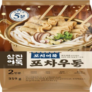 삼진어묵 꼬치어묵 포차우동 (359G)