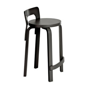 [루밍] ARTEK K65 High ChairBar Stool Black Lacquered