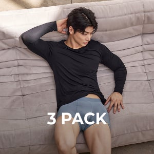 [3PACK] 히트모션 맨즈 라운드넥 롱슬리브