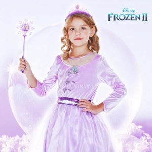 겨울왕국2 엘사 고급형 드레스-바이올렛