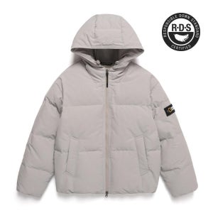 내셔널지오그래픽 N244UDW922 후드 구스 다운 점퍼 BEIGE