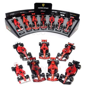 [데코앤] 1:43 F1 페라리 디럭스버젼 7P세트 포뮬러원 받침대 미니카 다이캐스트