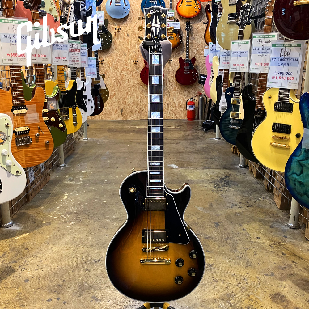 Gibson 깁슨 일렉기타 레스폴 커스텀 Gibson USA Les Paul Custom 70s Tobacco Burst LPCU700T3GH1