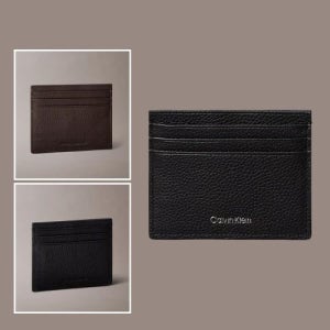 [캘빈클라인] 남성 카드 지갑 포일 로고 2칼라