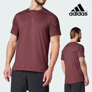 [아디다스] 퓨어모션 소프트 반팔 티셔츠 버건디