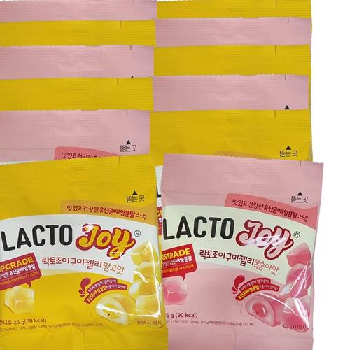 <b>락토조이</b> 유산균 <b>구미젤리</b> 25 g X 12개 복숭아맛 <b>망고맛</b> <b>락토핏</b> 어린이 건강 간식