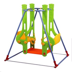 2인용 아기그네 실내놀이 안전장난감 놀이기구 유치원