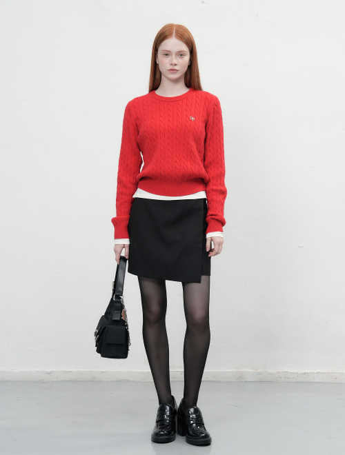 제너럴아이디어 뉴클래식 울 케이블 크루넥 풀오버 WBD3L05527