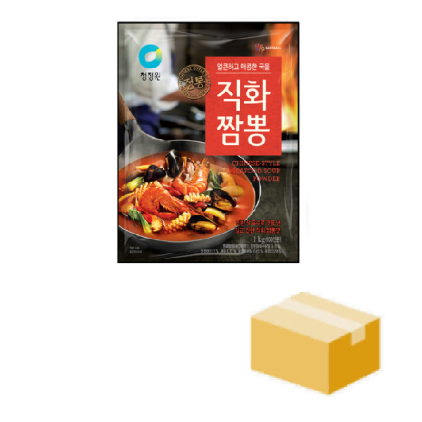 대상 청정원 정통직화짬뽕 1kg, 1개